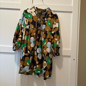 Scandi Style Babydoll Dress with Bows